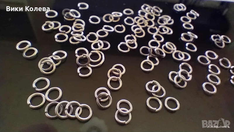 метални халкички за бижута и аксесоари, снимка 1