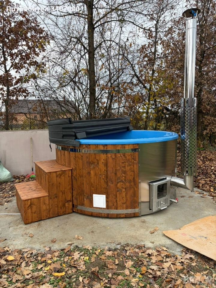 Джакузи на дърва външно с всички екстри, снимка 1