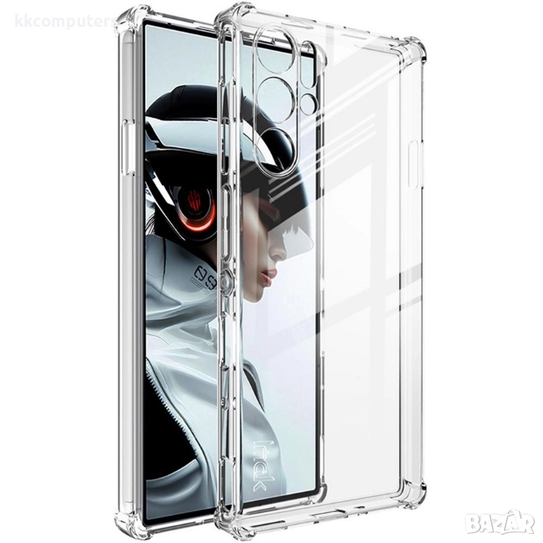 Калъф с протектор IMAK за ZTE nubia Red Magic 9 Pro / 9 Pro+ / 9S Pro / 9S Pro+ 5G – прозрачно TPU A, снимка 1