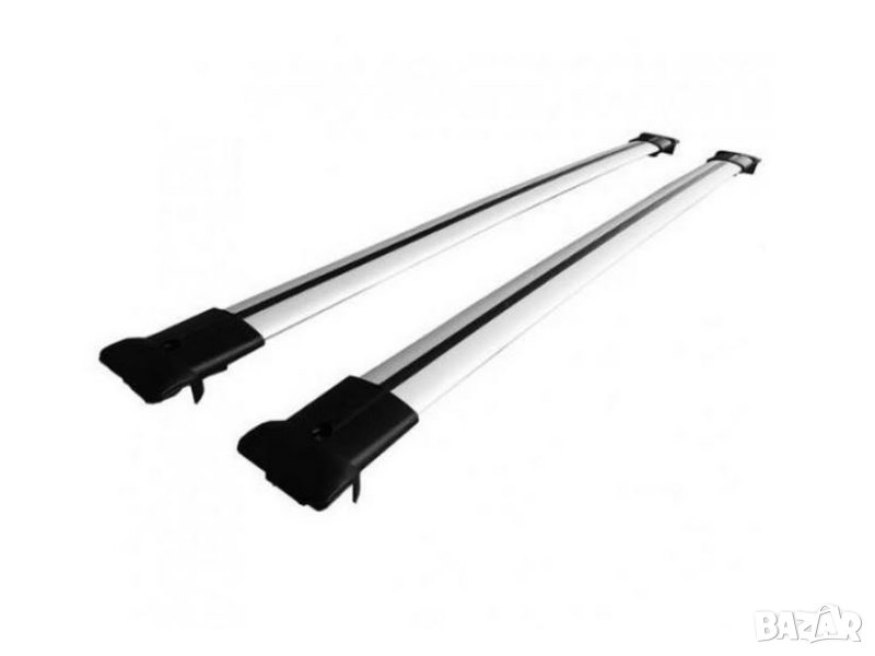 НАПРЕЧНИ ГРЕДИ ЗА ТАВАН 105cm за ски багажник сиви метал, снимка 1