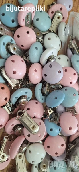 РАЗПРОДАЖБА на дървени клипсове, снимка 1