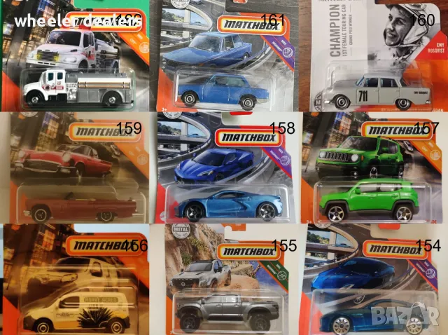 Метални колички Мачбокс Matchbox от различни години в мащаб 1:64 Част2, снимка 7 - Колекции - 50051522