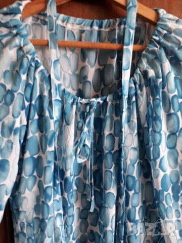 Дамска лятна тънка ефирна блуза с дълъг ръкав, снимка 6 - Блузи с дълъг ръкав и пуловери - 29007599