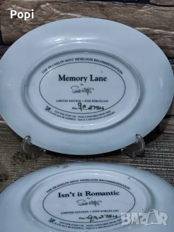 Чинии за стена, снимка 2 - Антикварни и старинни предмети - 49719829