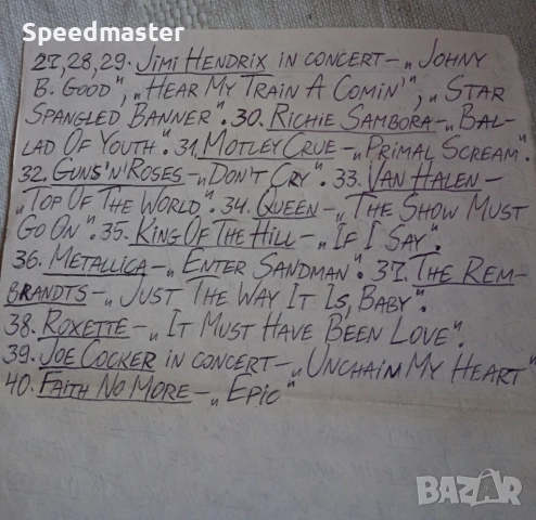 VHS Hard Rock and Heavy , снимка 4 - Други музикални жанрове - 52923182