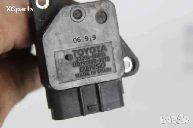 Дебитомер за Toyota Corolla Verso 2.2D4D 136 к.с. (2003-2007) 22204-0N010, снимка 2 - Части - 48612316