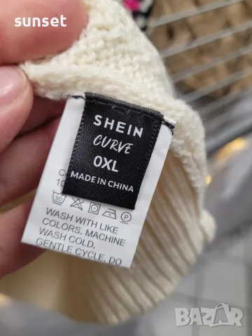 страхотна плетена блуза пачуърк XL + чанта, снимка 9 - Блузи с дълъг ръкав и пуловери - 49844593