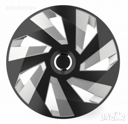 ТАСОВЕ ЗА ДЖАНТИ 14" VERSACO VECTOR RC BLACK/SILVER