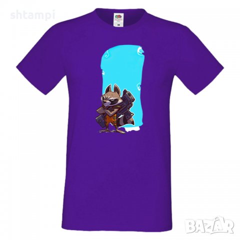 Мъжка тениска Marvel Rocket Racoon 1  Игра,Изненада,Подарък,Геймър,, снимка 17 - Тениски - 36790725