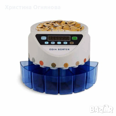 Електрическа броячна машина за монети и в евро – бързо и точно сортиране по номинал, снимка 3 - Друга електроника - 53384274