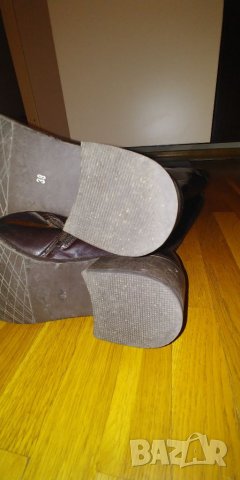 Италиански ботуши, номер 38, естествена кожа, снимка 5 - Дамски ботуши - 38654298