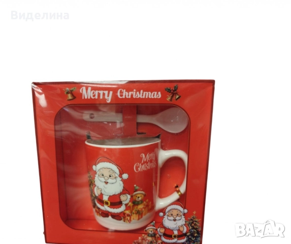 Коледни порцеланови комплекти, снимка 4 - Чаши - 51999089