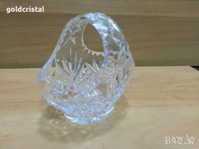 кристална кошничка за бижута , снимка 4 - Антикварни и старинни предмети - 49691273