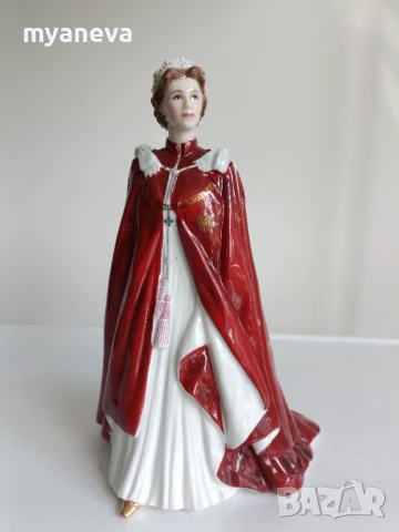 Порцеланова статуетка в чест на 80-ия рожден ден на кралицата , 2006 г. , снимка 4 - Статуетки - 50774867