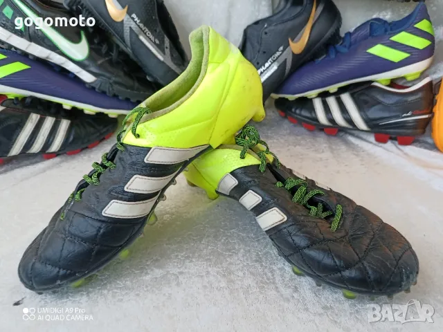 бутонки, футболни обувки, калеври adidas Ace 15.1 FG AG Mens - Solar Yellow 39 - 40 , снимка 18 - Други - 47993442