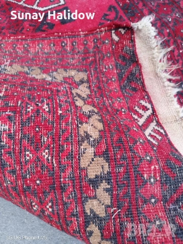 Ръчно тъкан Авганска килим, снимка 7 - Килими - 51756365