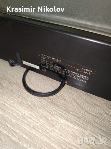 полуавтоматичен грамофон A 550, снимка 9 - Грамофони - 52844150