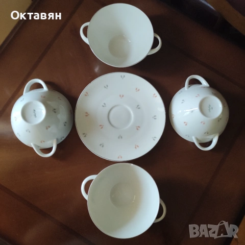 Порцеланови купички/купи с дръжки