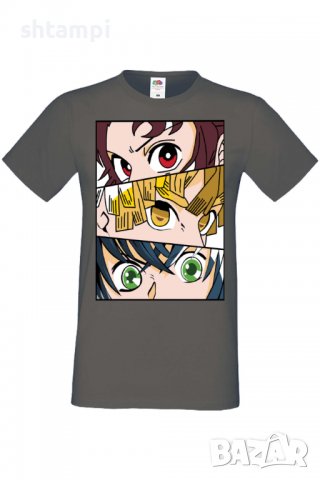 Мъжка тениска Demon Slayer Trio,Анимация,игра,Празник,Повод,, снимка 8 - Тениски - 38096203