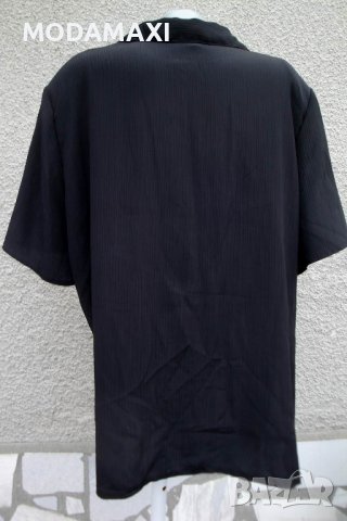 4XL Черна риза , снимка 6 - Ризи - 40088265