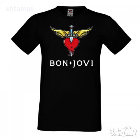 Мъжка тениска Bon Jovi 2, снимка 2 - Тениски - 32904974