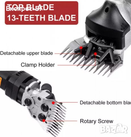 ПРОФЕСИОНАЛНА МАШИНКА ЗА ПОДСТРИГВАНЕ НА ЖИВОТНИ / овце и кози / Машинка за Стригане на животни, снимка 11 - За селскостопански - 37123537