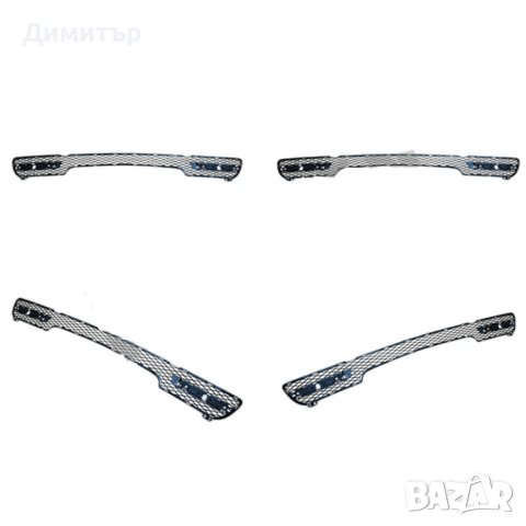 Mercedes gl164 facelift grand edition предна броня мрежа/добавка , снимка 2 - Части - 43290884