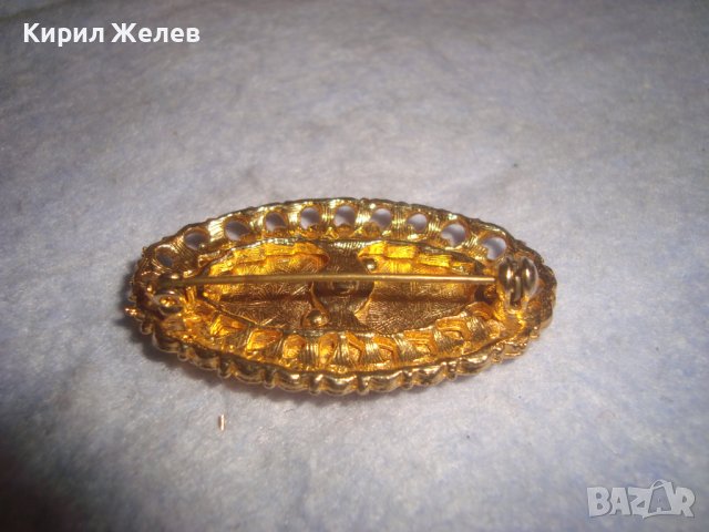 ПОЗЛАТЕНА ПРЕКРАСНА КРАСИВА ВИНТИДЖ АРТ ФЛОРАЛНА БРОШКА АЖУРНА отБЛАГОРОДНА НЕРЪЖДАЕМА СТОМАНА 32601, снимка 17 - Други - 38382969