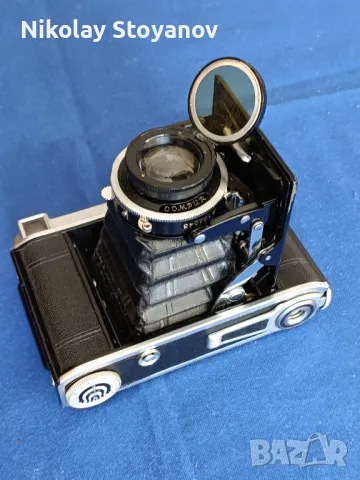 Мехов фотоапарат 6х6 VOIGTLANDER BESSA 3,5 / 7,5 см., снимка 2 - Фотоапарати - 48598305
