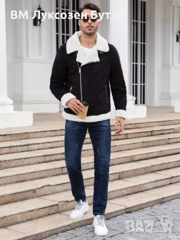 Мъжко луксозно зимно яке с пух – изборът на истинския Алфа мъж!, снимка 8 - Якета - 52574095