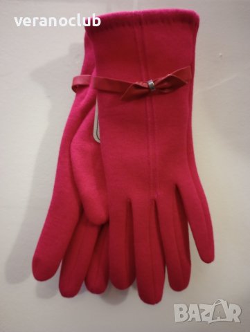Цикламени дамски ръкавици, снимка 2 - Ръкавици - 43735089