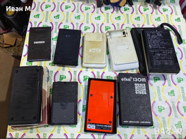 лот от 8 броя калкулатора, снимка 9 - Колекции - 52333994