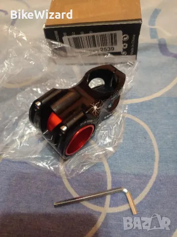 WAKE Лапа 50 мм. кормило 31,8-35 мм и стержен 28.6 НОВА, снимка 6 - Части за велосипеди - 48541472