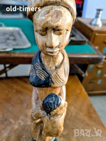 Дървена статуетка , снимка 7 - Статуетки - 53157680