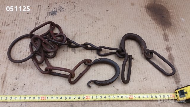 комплект ковани възрожденски белезници, пранги, окови , снимка 13 - Антикварни и старинни предмети - 37677240