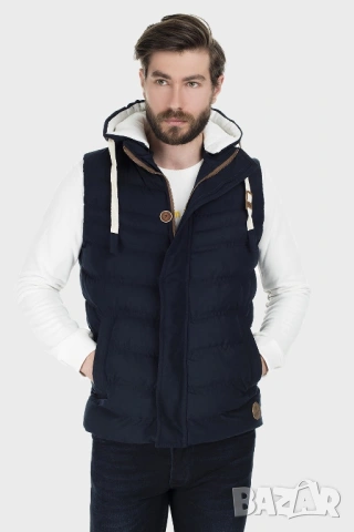 Пролетно есенен елек с качулка , снимка 3 - Якета - 53130502