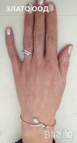 ЗЛАТНИ ДАМСКИ   ГРИВНИ, снимка 2 - Гривни - 34757730