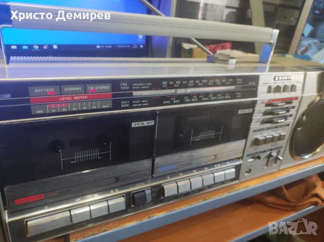 Sanyo M-W22K, снимка 4 - Радиокасетофони, транзистори - 43684656