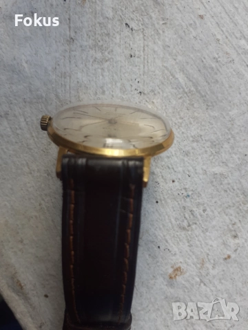 Мъжки механичен часовник Полет де лукс - 20 микрона позлата, снимка 4 - Антикварни и старинни предмети - 52695373