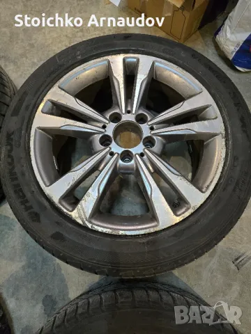 Джанти 17" със Зимни гуми и датчици от Mercedes E200 w212, снимка 9 - Гуми и джанти - 48618125