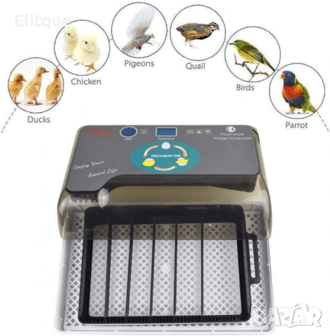 Автоматичен инкубатор за 12 яйца – Лесен за употреба YZ9-12, снимка 6 - Друга електроника - 52716538
