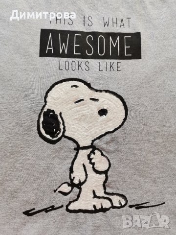 Snoopy -Ефектна блузка , снимка 2 - Тениски - 28006026