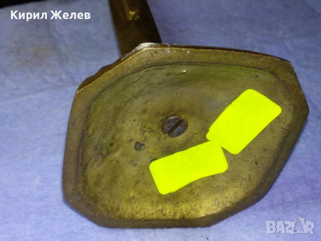 Старо ГОЛЯМО МАСИВНО КРАСИВО БРОНЗОВО НАСТОЛНО РАЗПЯТИЕ КРЪСТ За ДОМА / КОЛЕКЦИЯ 42688, снимка 9 - Декорация за дома - 43827868