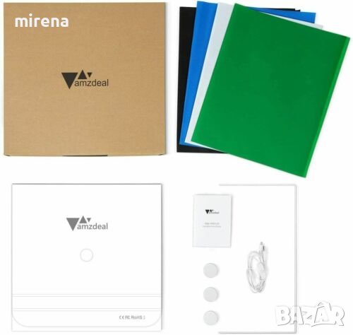 Преносимо Фото студио Amzdeal 40х40 Фото кутия, снимка 3 - Светкавици, студийно осветление - 39711982