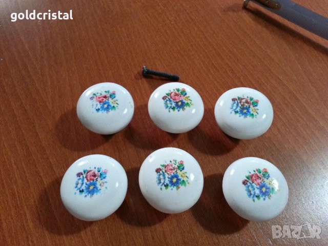 Порцеланови дръжки за мебел , снимка 5 - Антикварни и старинни предмети - 40614921
