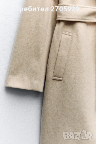 Ново палто Zara, размер XS/S, снимка 7 - Палта, манта - 51512356