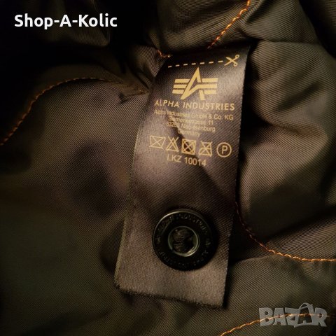 Оригинална мъжка шуба/ яке с качулка от Alpha Industries, снимка 5 - Якета - 39270287
