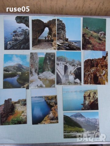 Лот от 12 бр. български картички