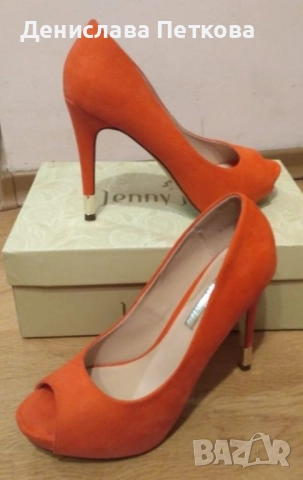 Официални дамски обувки на ток, снимка 2 - Дамски елегантни обувки - 52796218