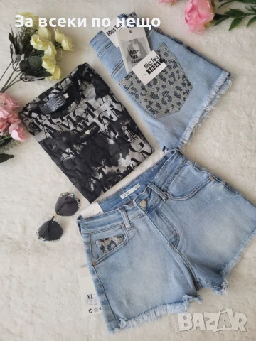 Дамска Мека Италианска Тениска👚Дамска Блуза С Къс Ръкав Код BS-40, снимка 3 - Тениски - 51242671